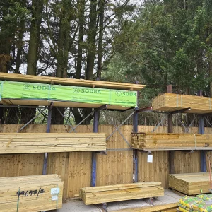 treated carcassing timber
